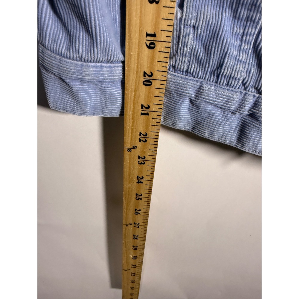 Aeropostale Womens Light Blue Corduroy Sherpa Lined Trucker Jacket Size L - Picture 8 of 8